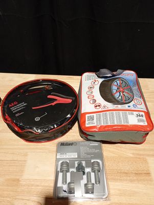 Lot de 3 articles AEG Câble d'aide au démarrage « Alu-Tec »,…