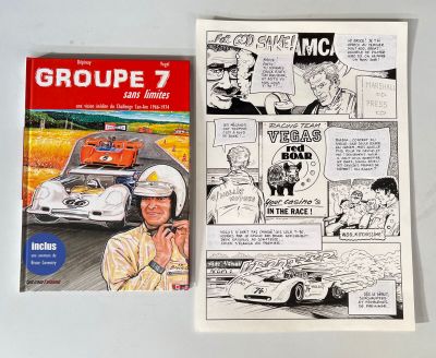 two books on the table one is a race car and one is a race car