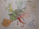 une image représentant une carte de l'Europe sur laquelle figurent de nombreuses lignes différentes