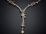 a diamond and pearl necklace, by businessperson