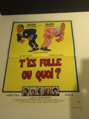 une affiche de film sur laquelle figurent un homme et une femme