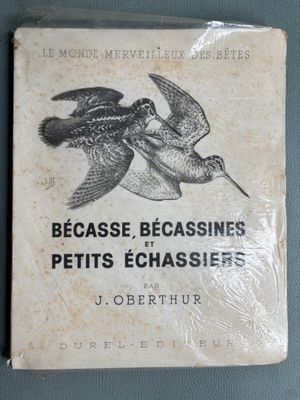 a book with a picture of two birds flying in the sky