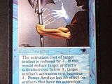 an image of a card with a picture of a person holding a sword