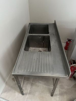 Évier Double bac inox 170x75 hauteur 83 - Vendu sur désignat…