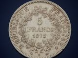 a silver coin with the inscription france on it