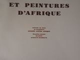 la couverture du livre *Dessins et peintures d'Afrique*