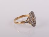 an antique diamond and gold ring