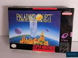 the box for the game paladin ' s quest is sitting on a table