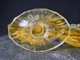 a glass object that is sitting on top of a table