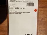 a box with a label on it sitting on a table