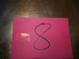 a pink note with a stethoscope drawn on it