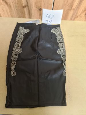 Lot de 120 jupes femme BISOU D?EVE ? Similicuir noir brod