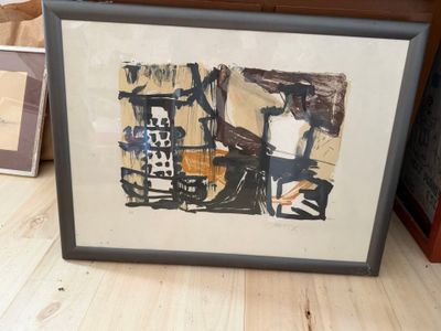 Ecole du XXème, composition, épreuve d'artiste - 46 x 64 cm …