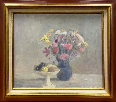 Jacques FLACHER (né en 1943). Bouquet d'automne.