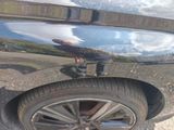 a bird that is sitting on the rim of a car