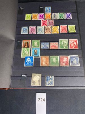 a lot of different stamps on the table together