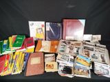 a lot of books that are sitting on a table