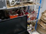 many boxes and boxes of assorted items in a room