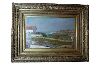 Ludovic LETRONE, huile sur toile dans très bel encadrement e…