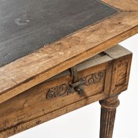 Table à dessin elle ouvre par deux tiroirs en ceinture pieds… (photo 6)