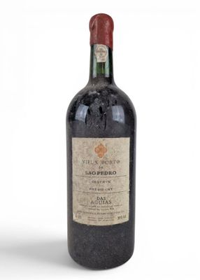 a bottle of wine that is sitting on a table