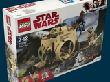 a box with a lego star wars set inside of it