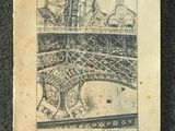 une photo d'un dessin représentant une ville sur une feuille de papier