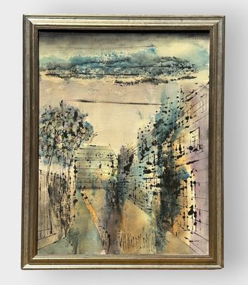 Jan VAKOWSKAI (1932-2006) Rue arborée