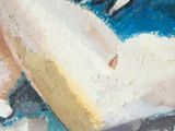 un tableau représentant une personne allongée sur un lit