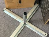 a box and a box on the floor next to a heater
