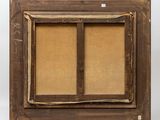 an old picture frame with a window and a window pane in it