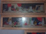 a picture of a painting on the wall of a room