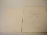 a book with a drawing of a woman on it