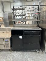 Console de restauration en fer, dimensions : 112x60x200 cm, …