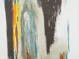 une image représentant un tableau où l'on voit une personne debout devant un mur