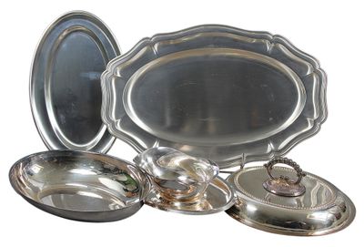 Ensemble en métal argenté ou inox BOUILLET BOURDELLE, Guy DE… - Photo 1