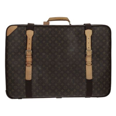 louis vuitton monogram canvas and leather briefcase