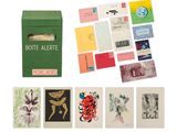 an image of a box of assorted cards and a box of postcards