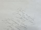 a piece of paper that has some writing on it