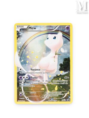 a close up of a pokemon card on a white surface
