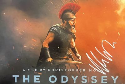 affiche de cinéma dédicacée de « L'Odyssée » d'Homère
