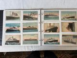 a picture of a book with pictures of ships on it