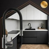 Mitigeur d'évier de cuisine monocommande - Bec flexible orie… (photo 3)