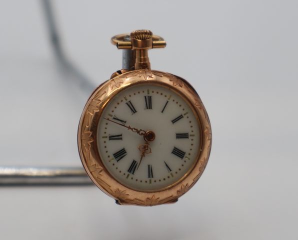 Montre à gousset en or 18 carats 750 millièmes - En règle. Poids ...