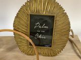 a picture of a picture frame with a chalk board on it