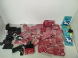 a lot of hello kitty items on the table