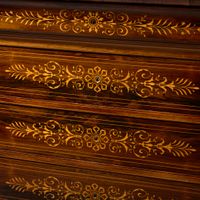 Commode droite en palissandre et placage de palissandre (écl… (photo 3)