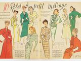 a group of women ' s fashions from a magazine