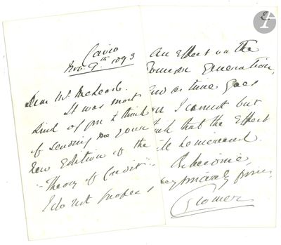 une vieille lettre manuscrite d'un homme qui écrit un poème