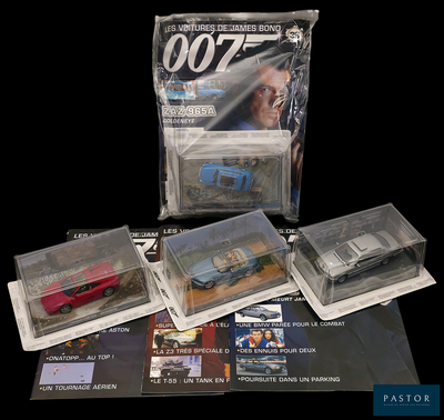 Ensemble de 4 voitures miniatures 1/43, éditions GE Fabbri, …